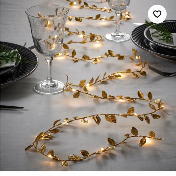 IKEA LED Strala Gold Leaf 🍂 String Lights - Picture 13 of 16
